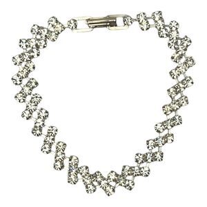 CLEAR RHINESTONE BRACELET VINTAGE